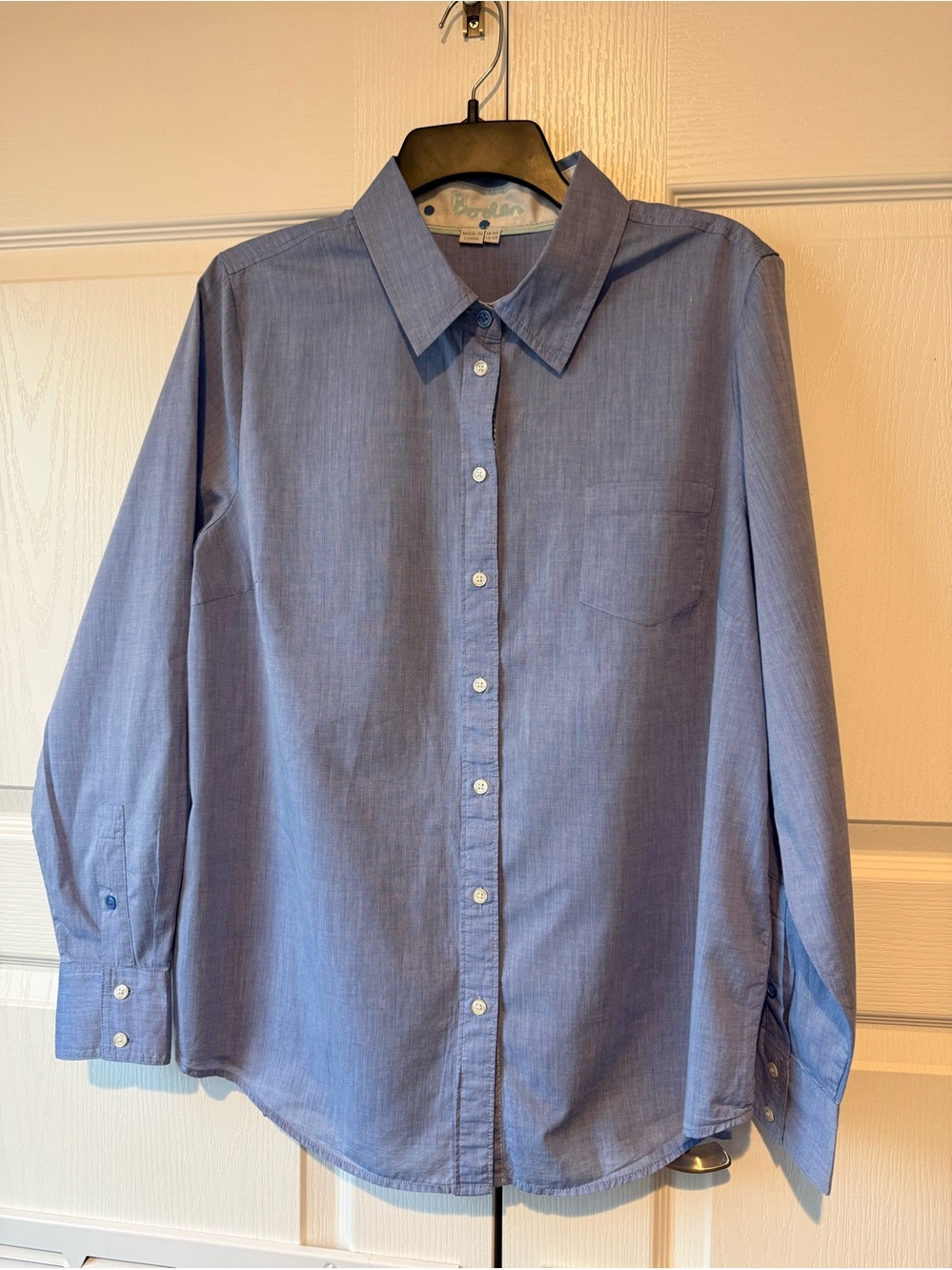 Boden Blue Button-Down Shirt